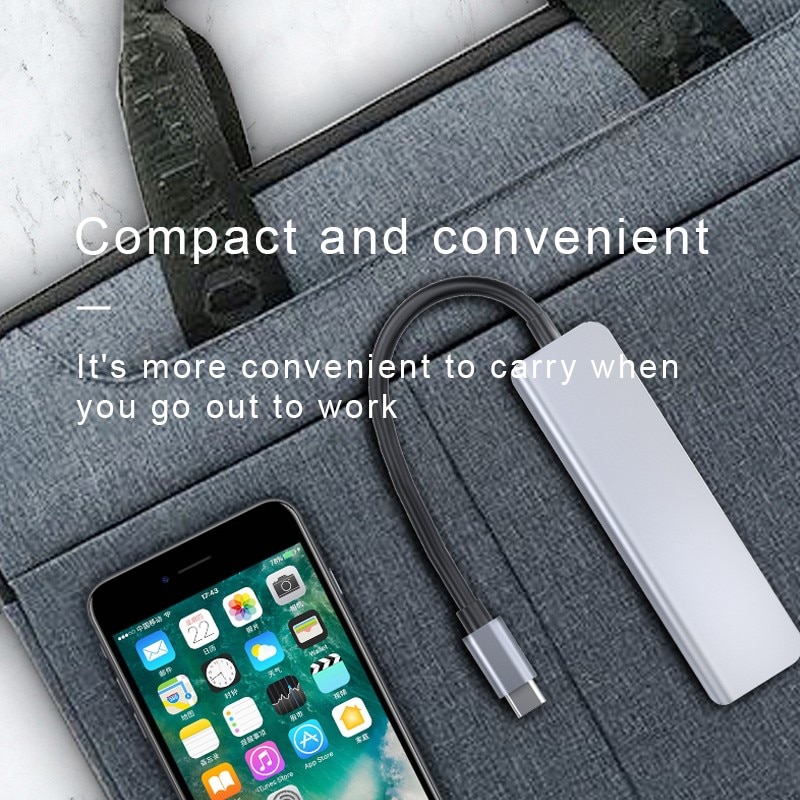 Bộ Chuyển Đổi 4 Trong 1 Type-C Sang Hdmi Usb3.0 4k Usb-C | BigBuy360 - bigbuy360.vn