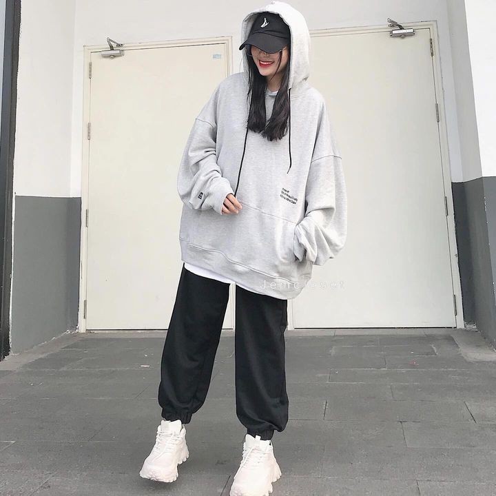 Áo Hoodie nữ form rộng Prescott - 1755 | BigBuy360 - bigbuy360.vn