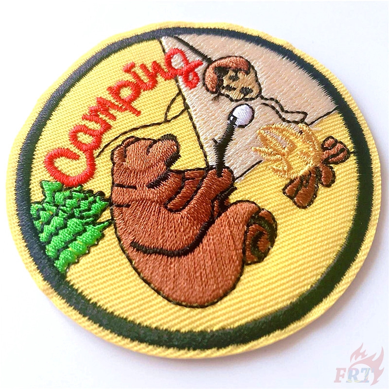 [Mã FASHIONCB73 hoàn 10K xu 50K] Miếng dán quần áo hình tròn（☸ Animals Patch ☸）