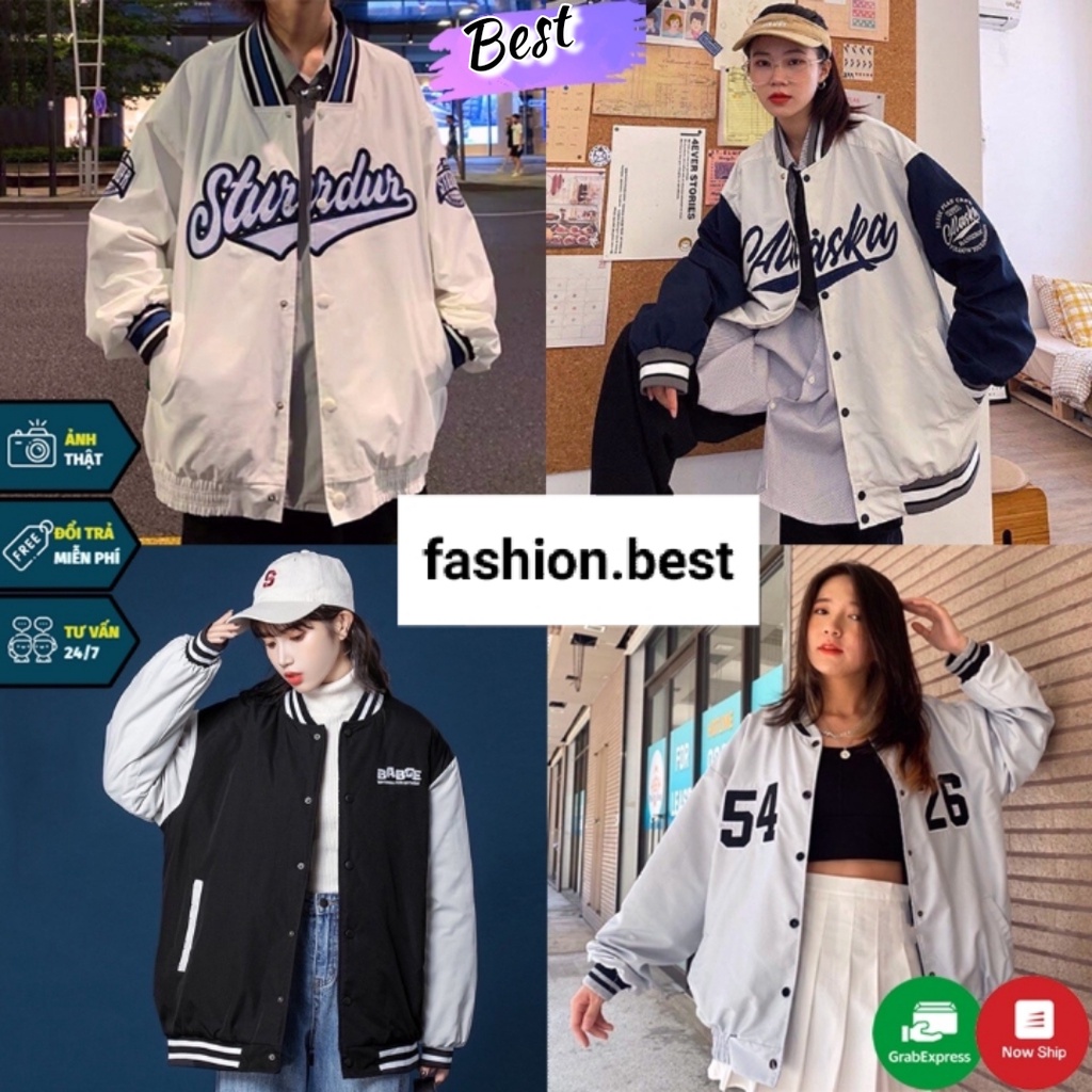 Áo Bomber Jacket 2 Lớp STURDUR Unisex Nam Nữ, áo khoác dù phong cách Hàn Quốc ưa chuộng, khoác chống nắng Unisex Best