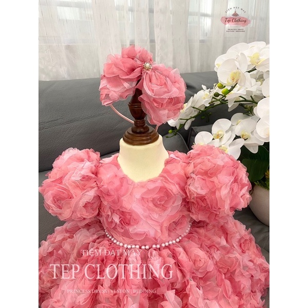 LaRose Đầm Công Chúa Thiết Kế Cho Bé Gái by Tep Clothing - Hình Thậ