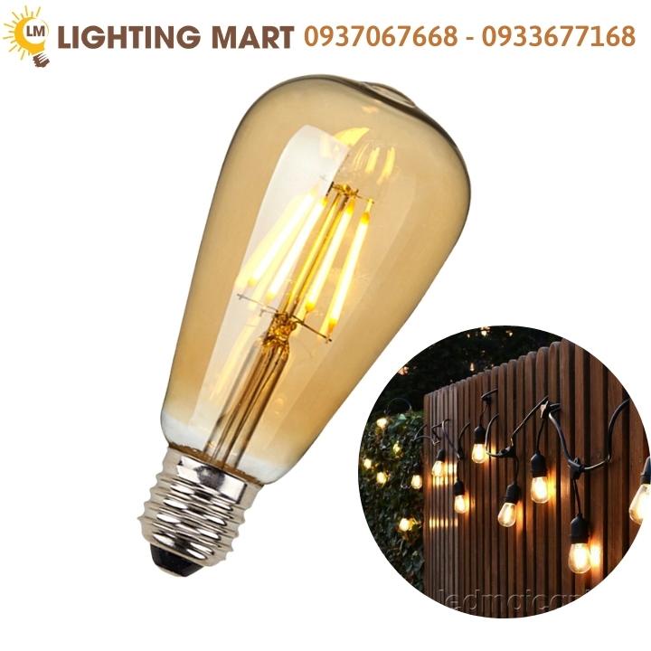 Đèn Led edison trang trí cao cấp sử dụng trang trí trong nhà hoặc ngoài trời, trang trí quán cà phê, trang trí nhà hàng