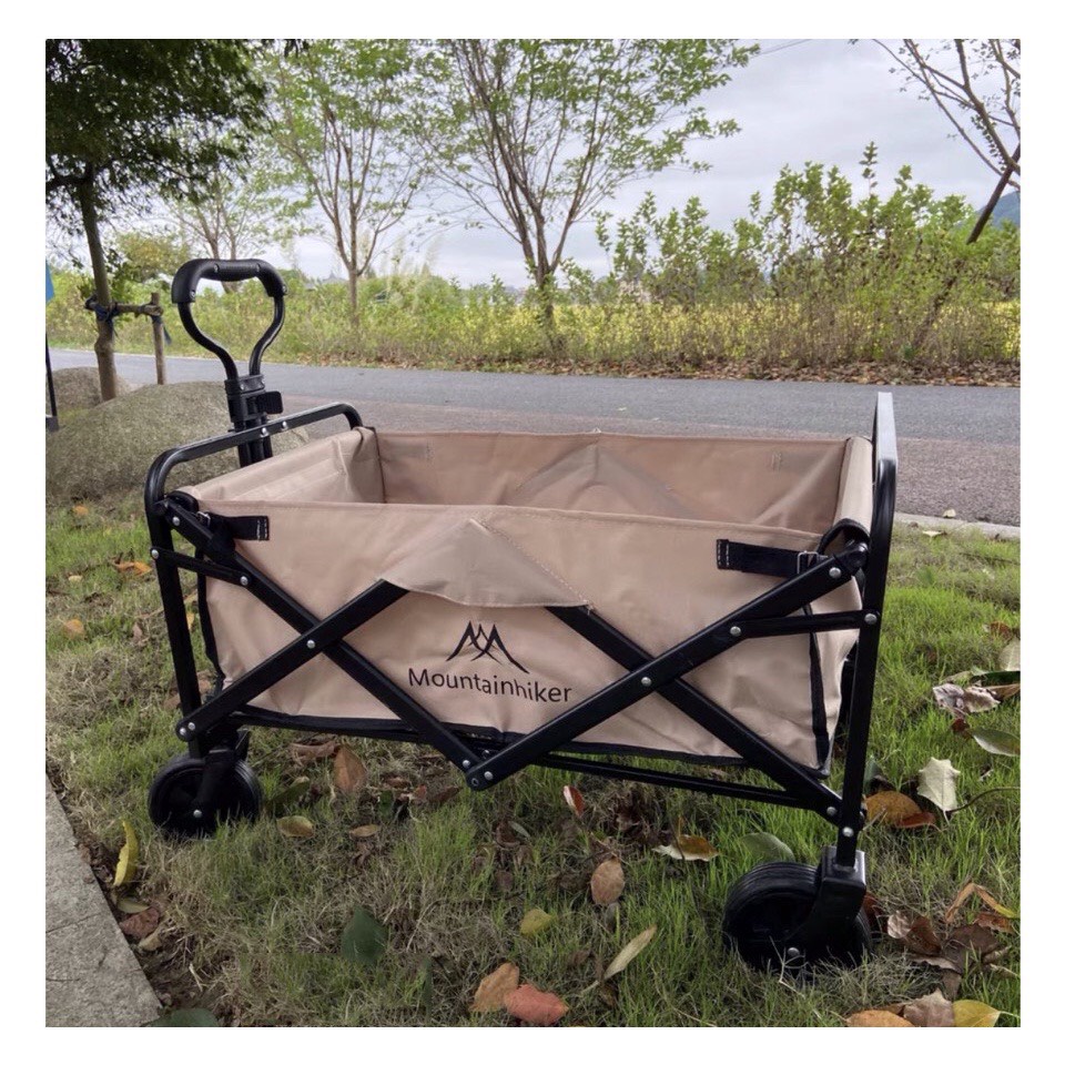 Xe Kéo Dã Ngoại Mountainhiker Gấp Gọn Khung Hợp Kim Nhôm - Xe Đẩy Cắm Trại Tải Trọng 80kg Dung Tích 90 Lít