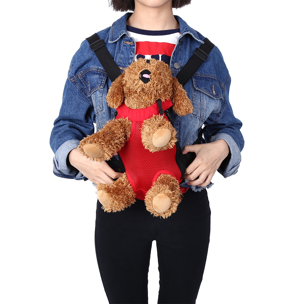 Có thể bán buôn 8 loại Cún cưng bền đẹp thời trang Năm lỗ Ba lô trước ngực Tote Túi lưới người vận chuyển Virgina056 Hàng giao ngay