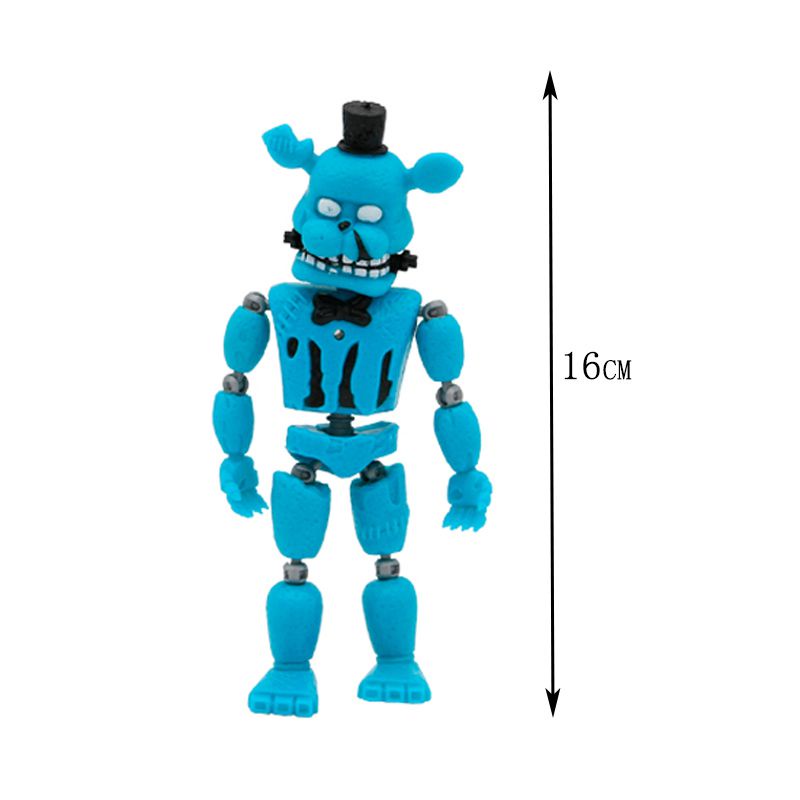 Five Nights At Freddy Action Figure 5pcs FNAF Toys Security Breach Freddy Bonnie Fazbear Curse Of Dreadbear Captain Foxy toy For Children
