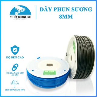 Combo 30m-50m-80m-100m dây phun sương 8mm chất liệu nhựa PE sử dụng cho hệ thống phun sương làm mát nhà, quán,tưới cây