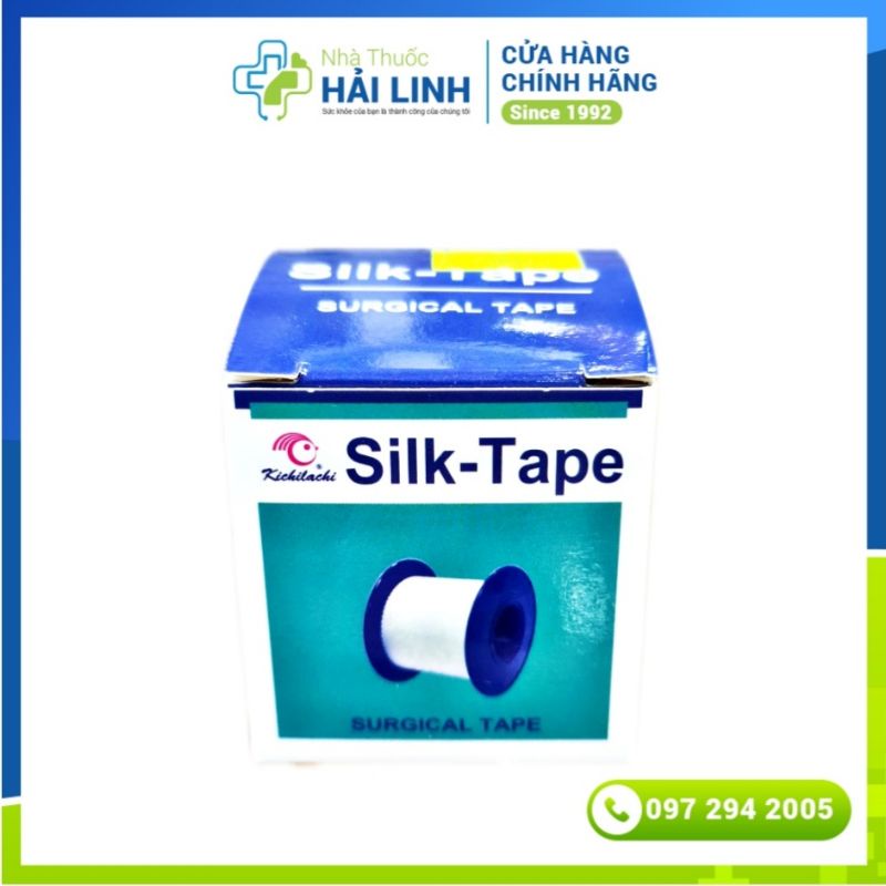 Băng dính, băng keo y tế Silk Tape ⚡ Tặng quà ⚡ Dùng băng bó vết thương