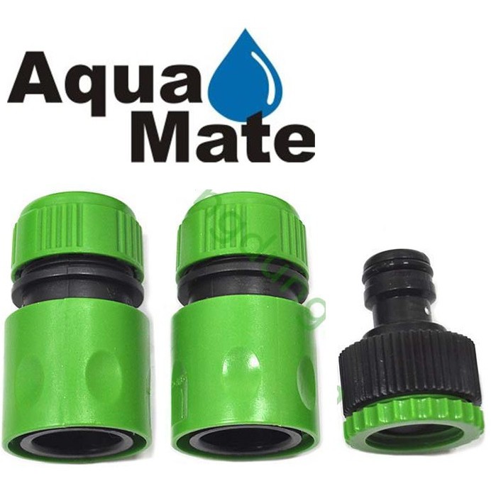 Bộ 3 Khớp Nối ống nước máy xịt rửa Aqua Mate Taiwan