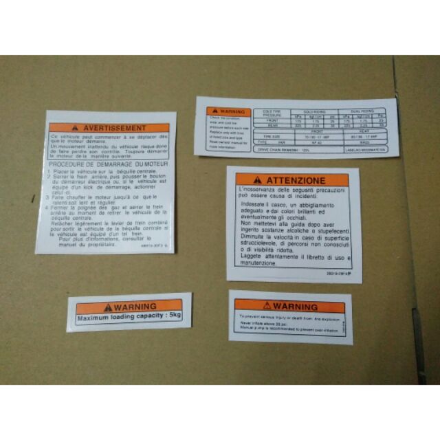 Bộ tem Thông Số Suzukii Sportt New