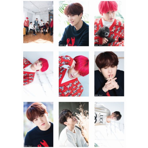 Lomo card 69 ảnh BTS Christmas Pictures NAVER x DISPATCH