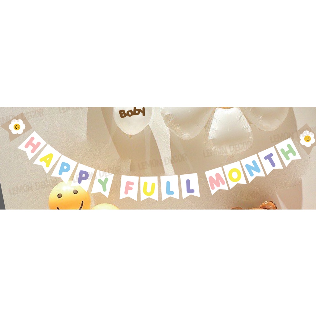 Dây happy FULL MONTH hàn quốc đầy tháng cho bé