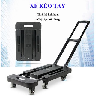 Xe kéo tay nhập khẩu XKT01 - Thiết kế gấp gọn thông minh, linh hoạt - Chịu lực lên tới 200kg (CT18110)