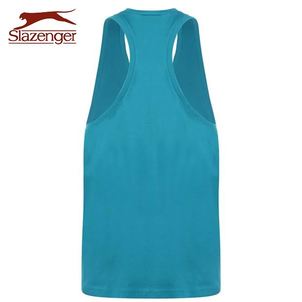 Áo thun ba lỗ nam Slazenger Muscle (màu Teal) - Hàng size UK