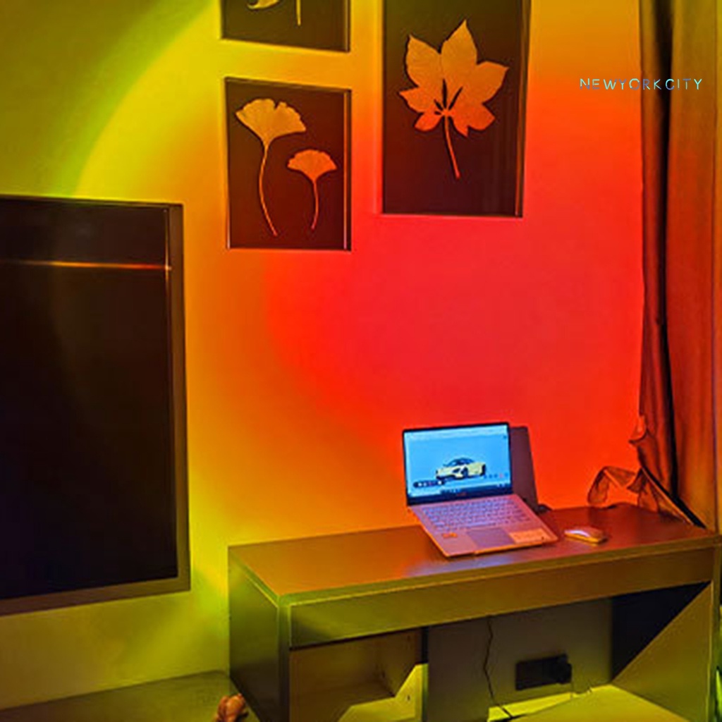 Ny-bộ Đèn Chiếu Sáng Bằng Sắt Rèn Góc Phong Cách Có Thể Điều Chỉnh Màu Sáng Chùm Hoàng Hôn Cho Nhà Ở