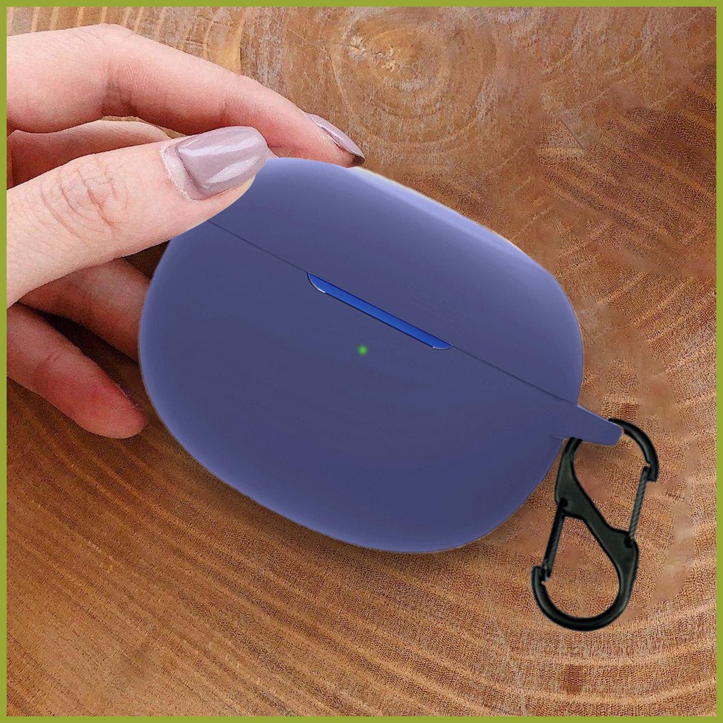 Vỏ Bảo Vệ Hộp Sạc Tai nghe không dây Realme Buds Air 3 Bằng Chất Liệu Silicone Kèm Móc Khóa