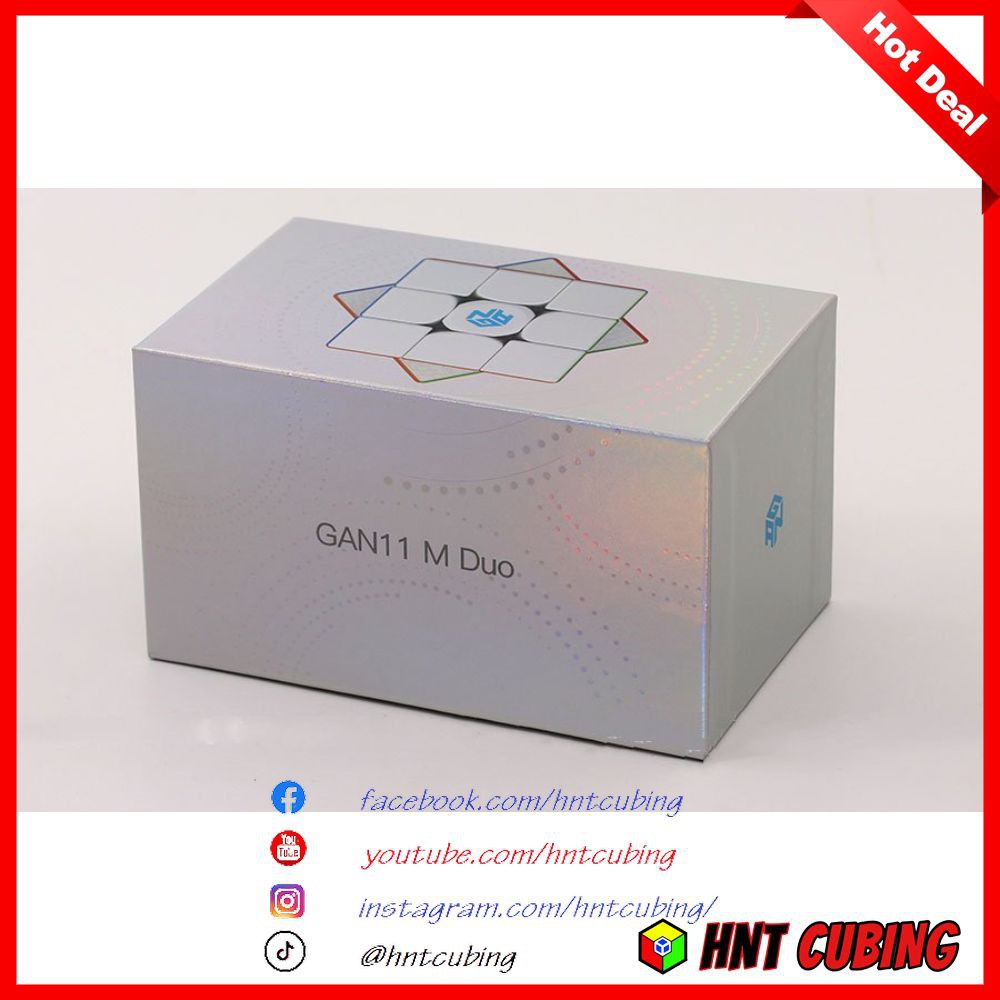 Rubik 3x3 Cao Cấp Gan 11 M Duo (Hệ thống Nam châm trong Core và Corner) | HNT Cubing