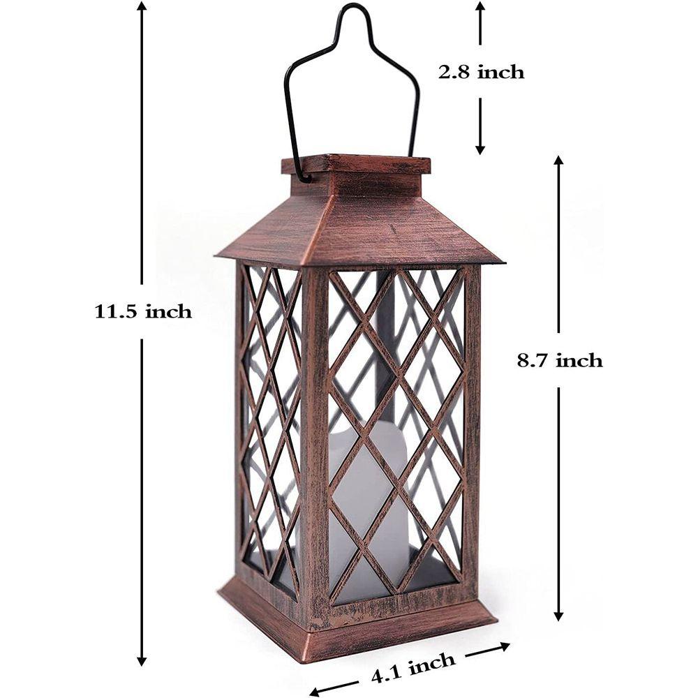 Đèn Lồng Năng Lượng Mặt Trời Chống Thấm Nước Treo Trang Trí Sân Vườn