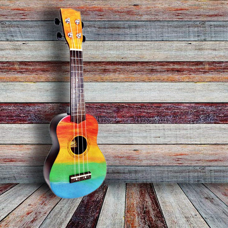 Đàn Ghi Ta Soprano Ukulele Nhỏ 21 Inch Cho Bé