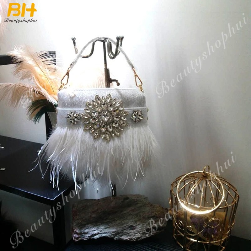 Túi Xách Lông Tua Rua Thời Trang Dành Cho Nữ 2022