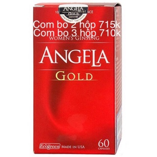 Sâm Angela gold tăng cường sắc – hộp 60 viên