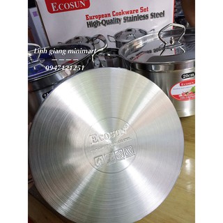 Bộ nồi Inox 3 đáy Ecosun BM-S351