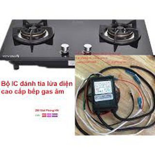 [ CHÍNH HÃNG ] Bộ IC 2 lò điện tử đánh tia lửa điện bếp gas rinnai và bếp âm đa năng IC 2000PIN