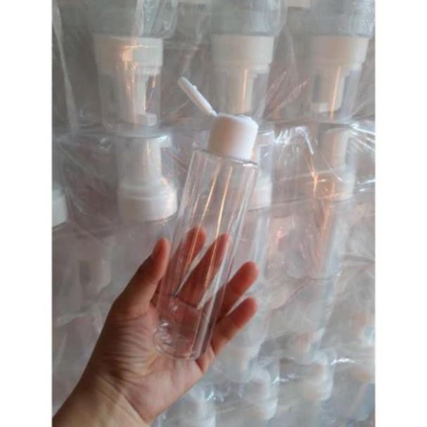 Chai Chiết Mĩ Phẩm ❤ TOP GIÁ RẺ ❤ Chai trong nắp bật 150ml,200ml,250ml , Chai lọ chiết mỹ phẩm , , phụ kiện du lịch