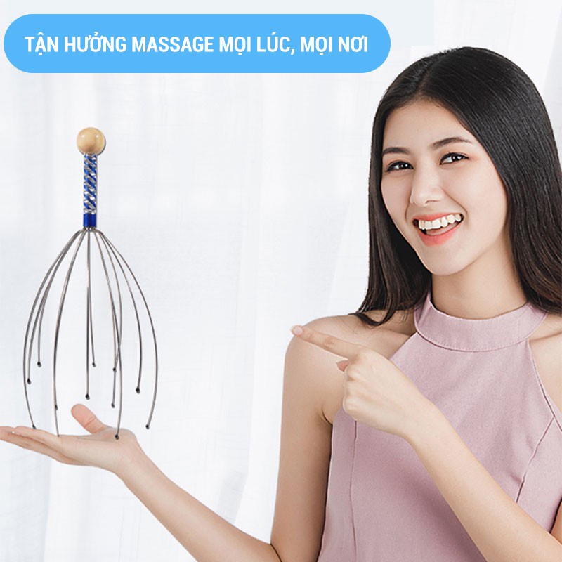 [COCO1$] Cây Massage Đầu Cổ, Giúp Ngủ Ngon Sâu Giấc, Tuần Hoàn Máu, Giải Toả Căng Thẳng CC01SP001