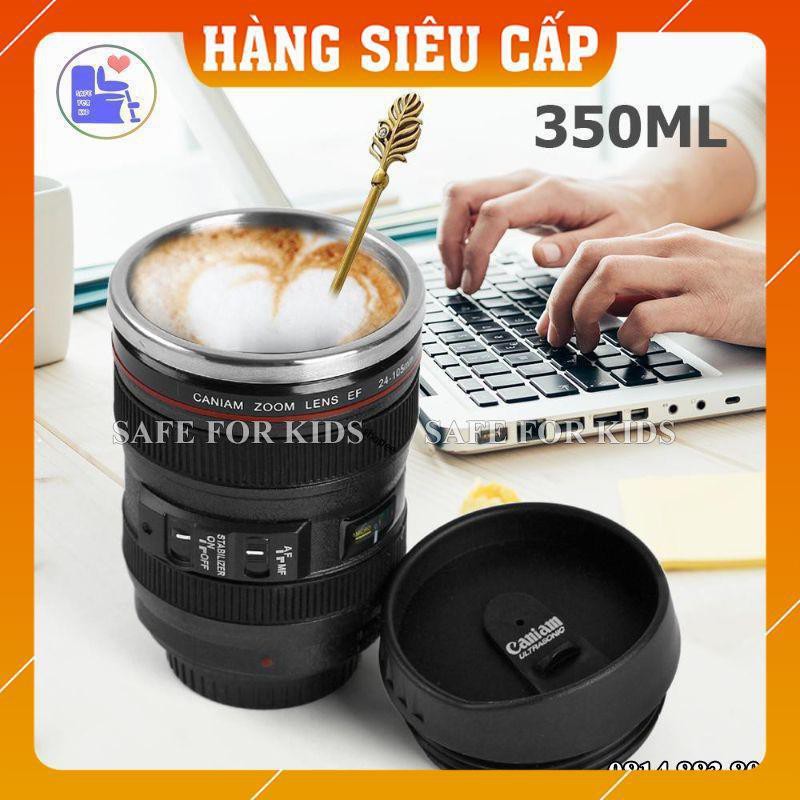 Cốc Giữ Nhiệt Cà Phê Hình Ống Kính Lens Máy Ảnh