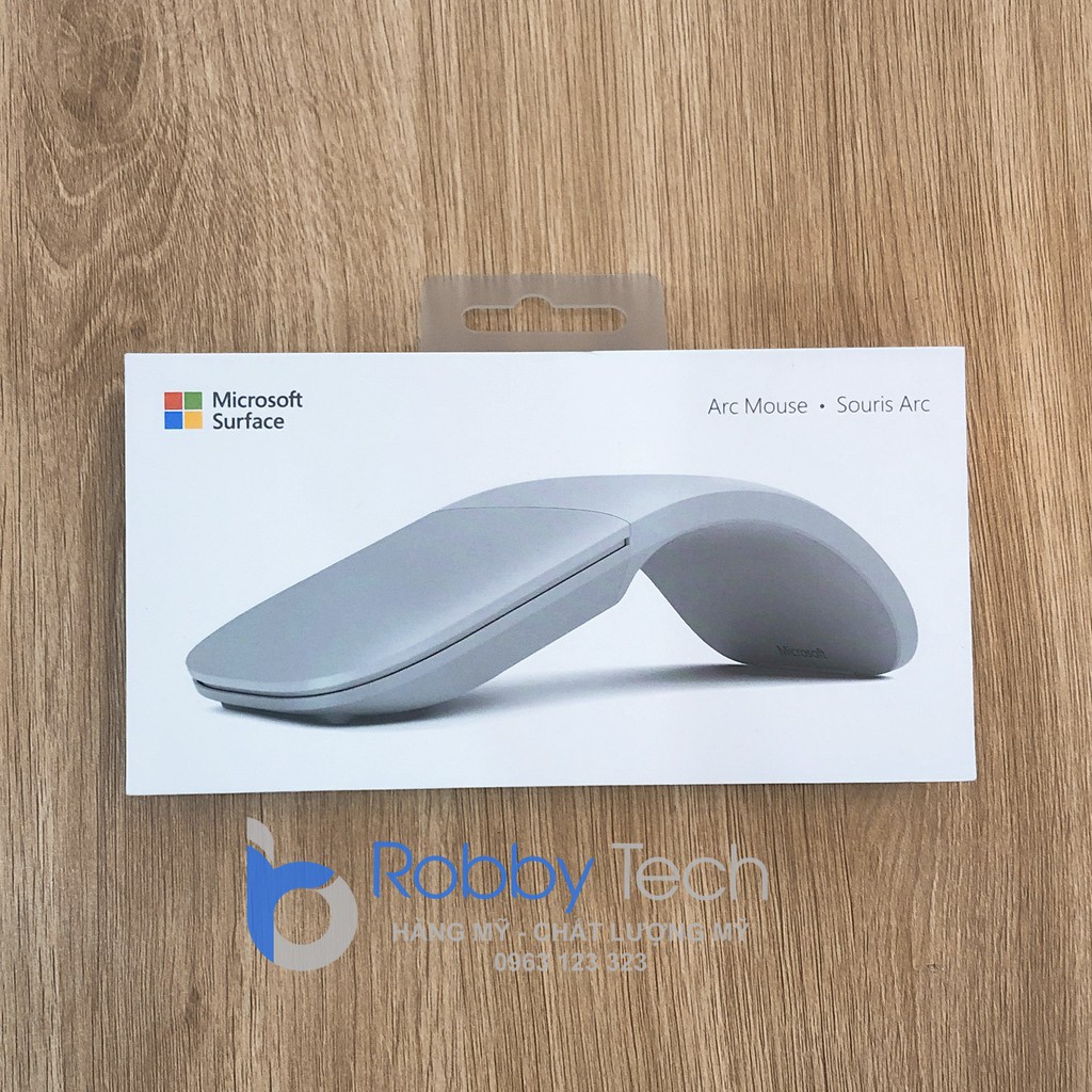 Chuột cảm ứng Surface Arc Mouse ful VAT . Chuột bluetooth không dây ROBBY TECH