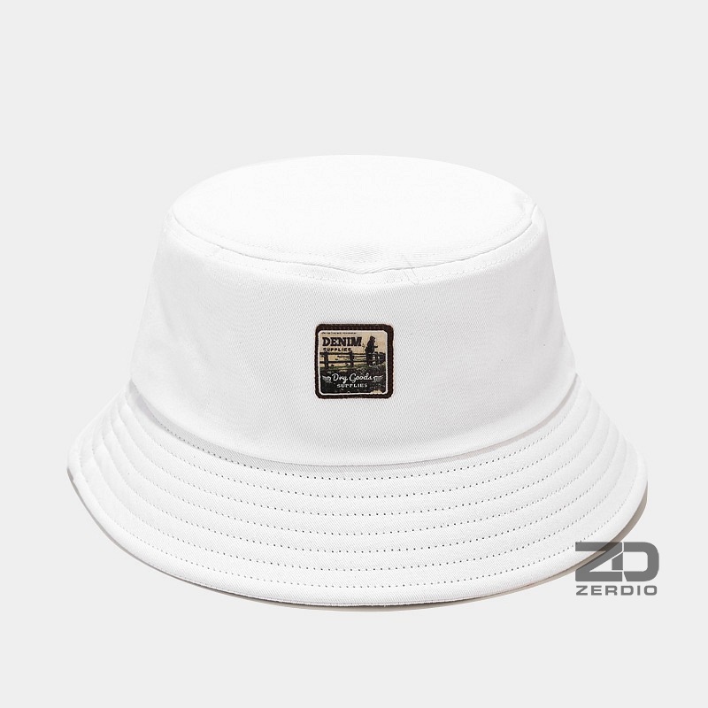 Mũ Bucket Nam Nữ, Nón Vành Tròn Tai Bèo DENIM Vải Cotton Cao Cấp