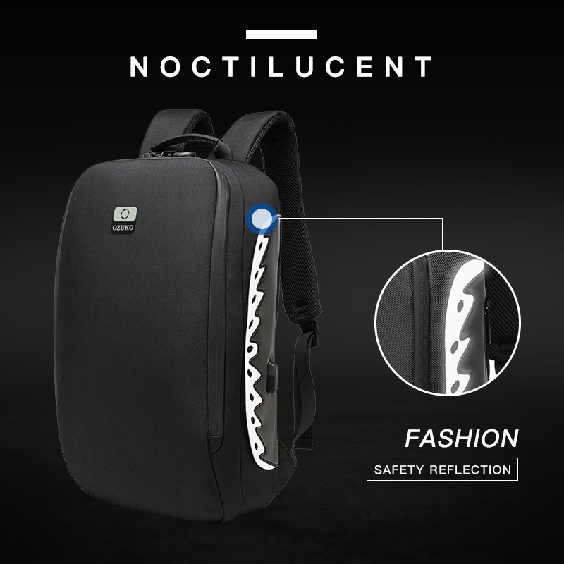 Balo Ozuko 9282 chống trộm không thấm nước thời trang cho nam