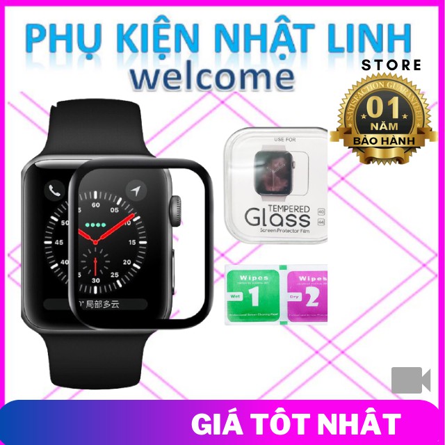 Kính cường lực Apple Watch Bảo Vệ Màn Hình Đồng Hồ Apple Watch (Full Box) 38mm 42mm 40mm 44mm Series 6