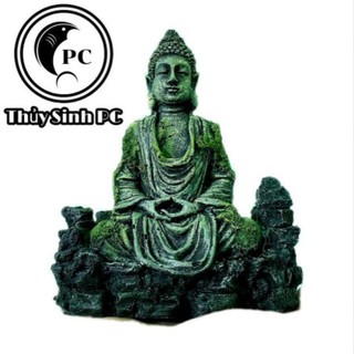 Mô hình tượng phật trang trí bể thủy sinh , tiểu cảnh , bán cạn - phụ kiện trang trí hòn non bộ , tiểu cảnh , hồ cá