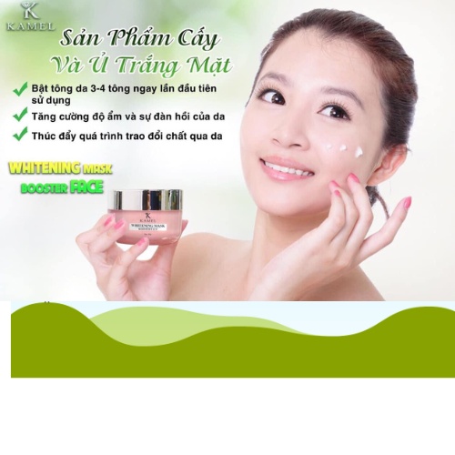 Cấy và ủ trắng mặt karmel cấp nước ch da mặt. làm sáng nhanh chóng bền vững , loại bỏ nếp nhăn vết chân chim và lão hóa