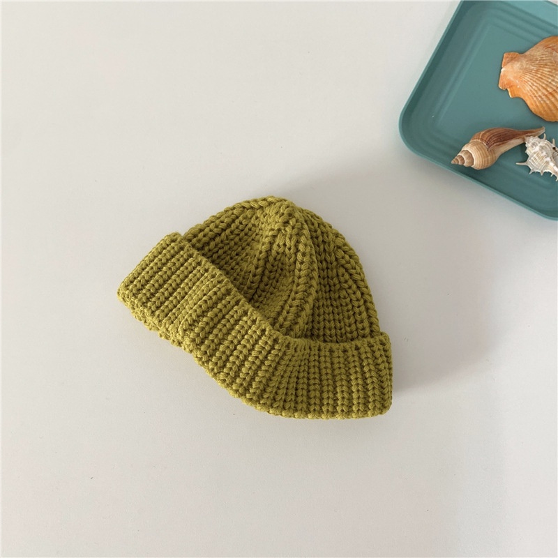 MNGRL Mũ Len Nhiều Màu Thoải Mái Thời Trang Hàn Quốc Cho Bé Gái Bé Trai