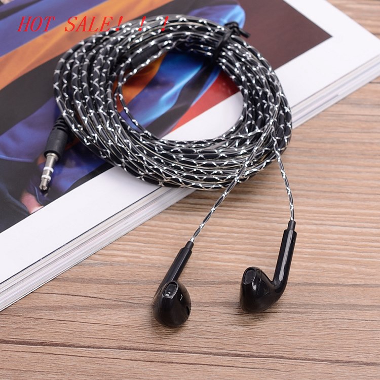 2m 4m Long Wired Headset With Crystal For Computer Phone, Tv, Phone