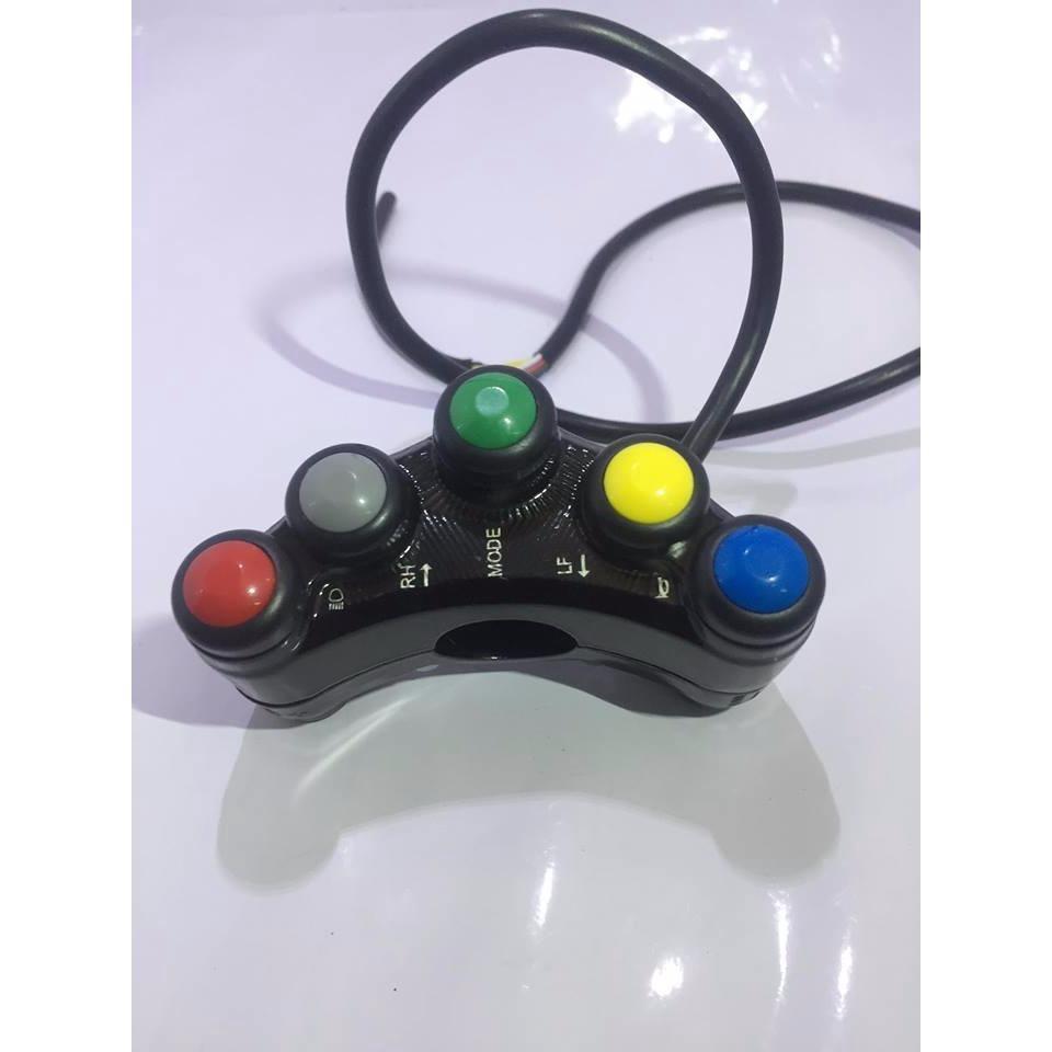 Cùm công tắc nhôm 7 nút cnc