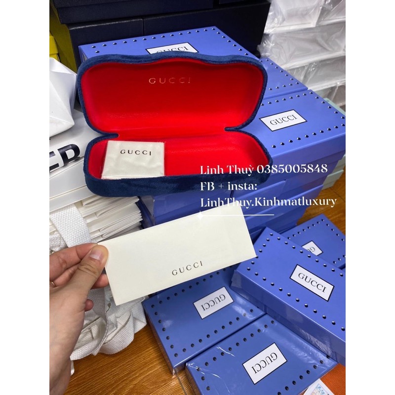 Hộp kính mắt nhung fullbox gc
