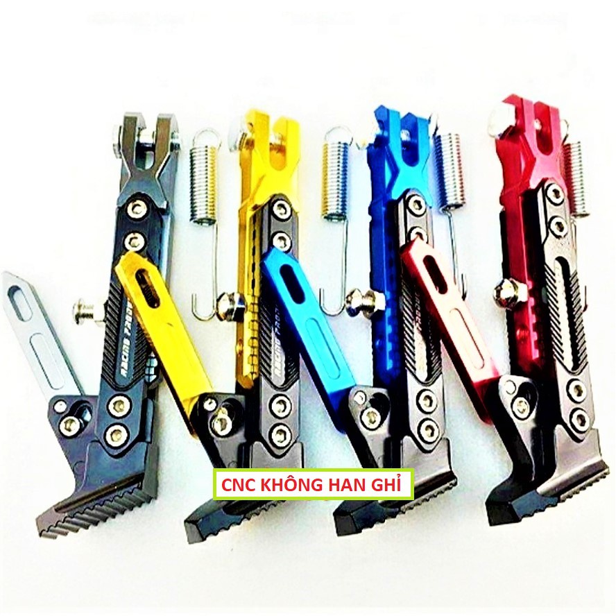 Chân Chống Xe Máy, Xe Đạp Điện CNC Tăng Chỉnh Dài Ngắn