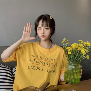 [GIẢM GIÁ SÂU] Áo Thun Tay Lỡ Nữ Freesize 60 kg loại tốt Feminist