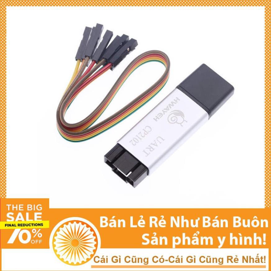 Mạch Chuyển Đổi USB to TTL CP2102 Vỏ Nhôm - NTHN