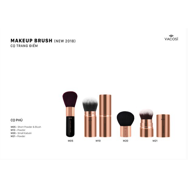 Cọ Phủ Phấn Kabuki Vacosi Kabuki Brush M20