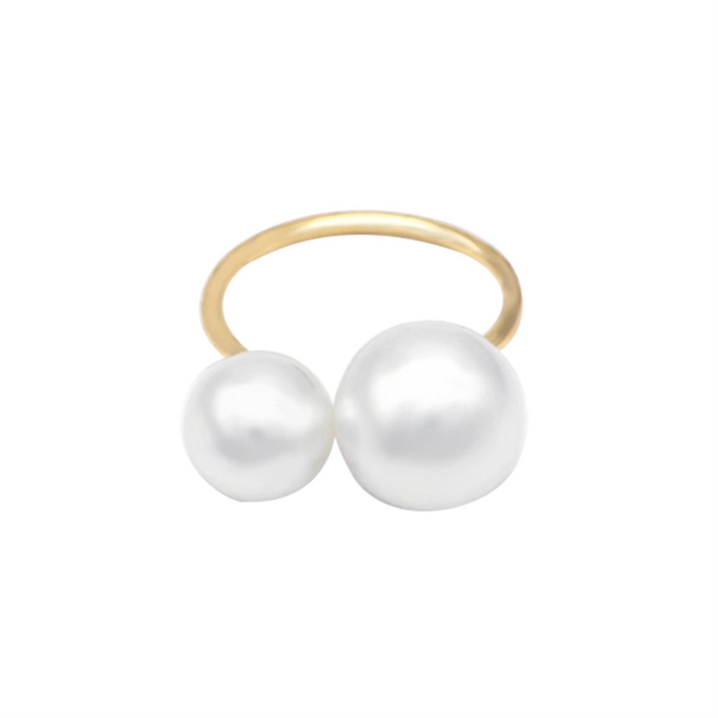 Nhẫn Hợp Kim Đính Ngọc Trai Giả Thời Trang Cho Nữ