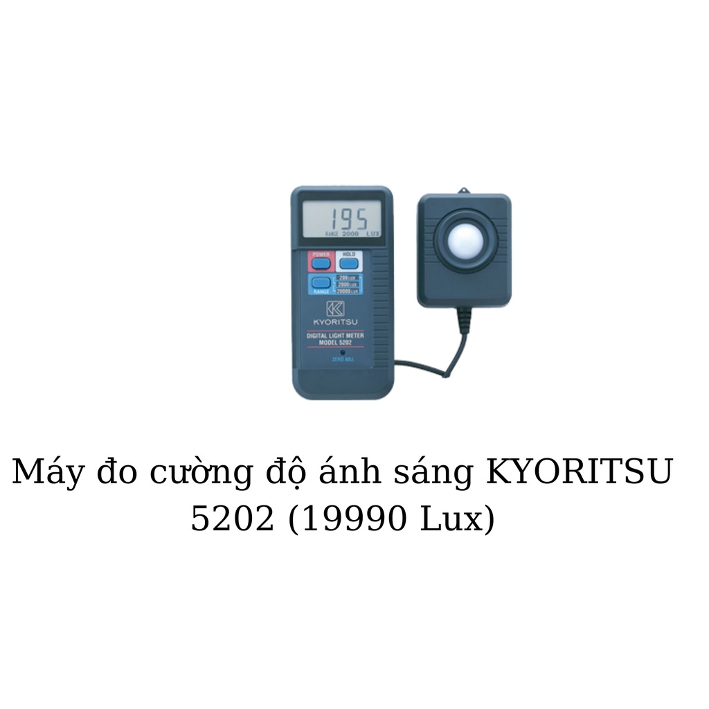 Máy đo cường độ ánh sáng KYORITSU 5202 (19990 Lux)