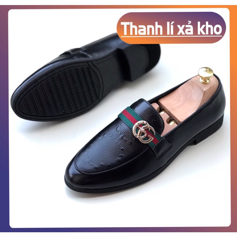 Giày tây công sở da bò dập in vân ong siêu sang - Mã Mk07 ( Bảo hành 12 tháng - Ảnh và video độc quyền )
