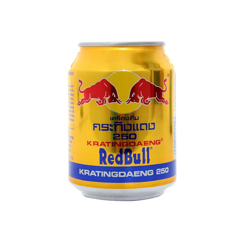 Nước Tăng Lực Bò Húc Red Bull- Thailand 250ml