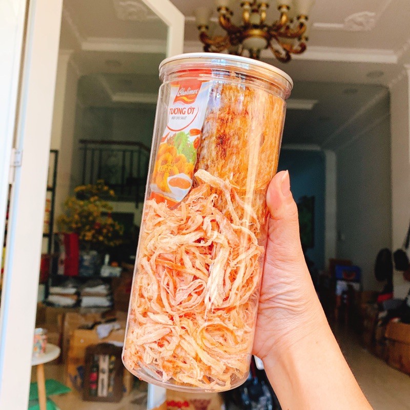 hộp Mực Cán Tẩm Vị đóng lon pet ►FREESHIP◄ mực tươi ngon chiên tẩm vị xuất sắc │ Gia Lai market | BigBuy360 - bigbuy360.vn