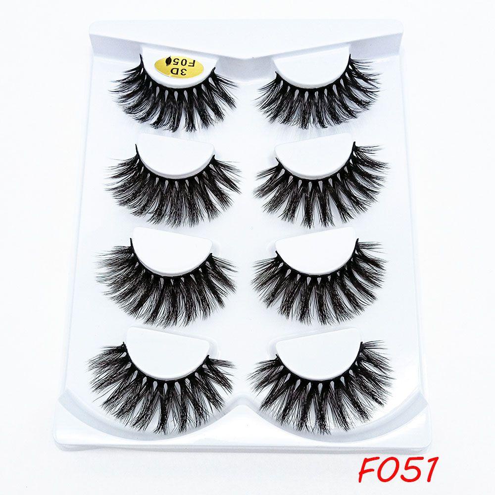 Lông Mi Giả 3D Dài Tự Nhiên Trang Điểm Cho Nữ