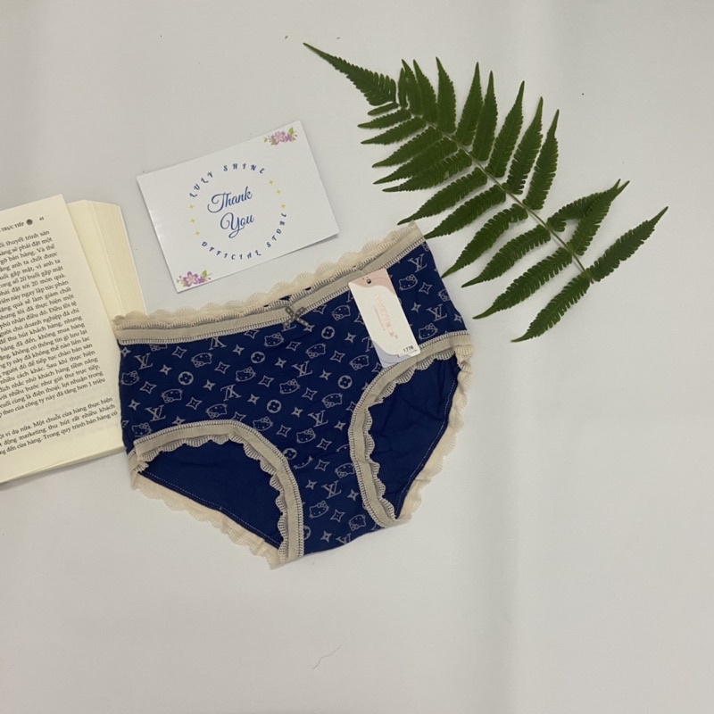 Quần lót nữ không viền, quần xì nữ cotton họa tiết chữ sang trọng ôm mông tôn vòng 3 gợi cảm Luly Shine Q20